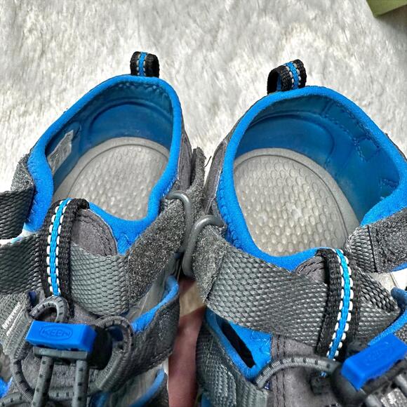 IOB Keen Newport H2 Sandals Grey Blue Youth 4 - Picture 5 of 12